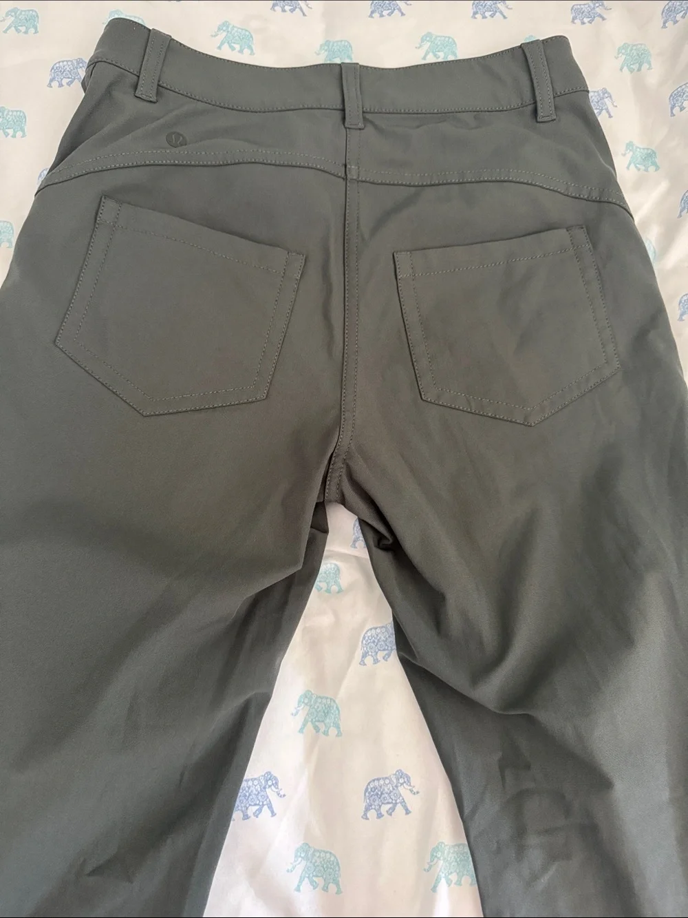 Green Lululemon work Pants